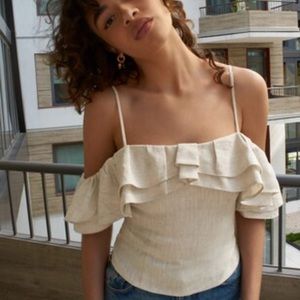 Reformation off shoulder top